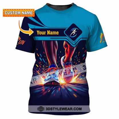 Unisex Shirt - Custom Running 3D Shirt - T-shirt