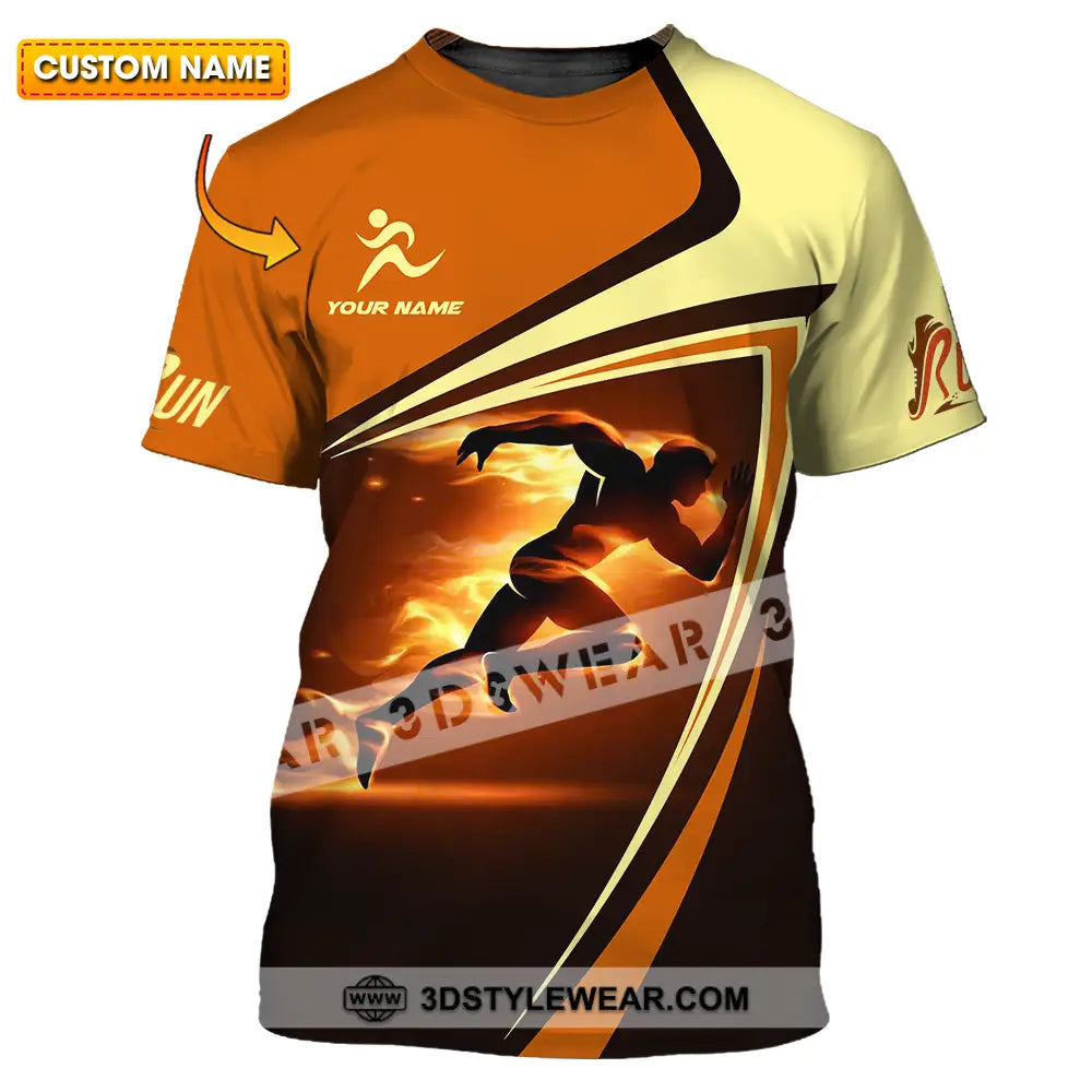Unisex Shirt - Custom Running 3D Shirt - T-shirt