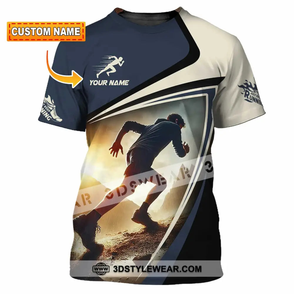 Unisex Shirt - Custom Running 3D Shirt - T-shirt