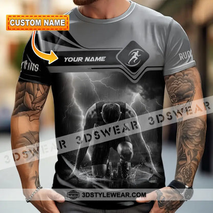 Unisex Shirt - Custom Running 3D Shirt - T-shirt