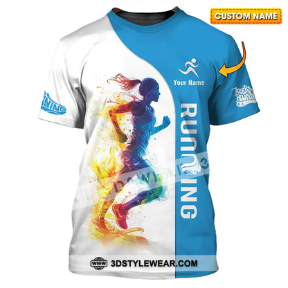Unisex Shirt - Custom Running 3D Shirt - T-shirt