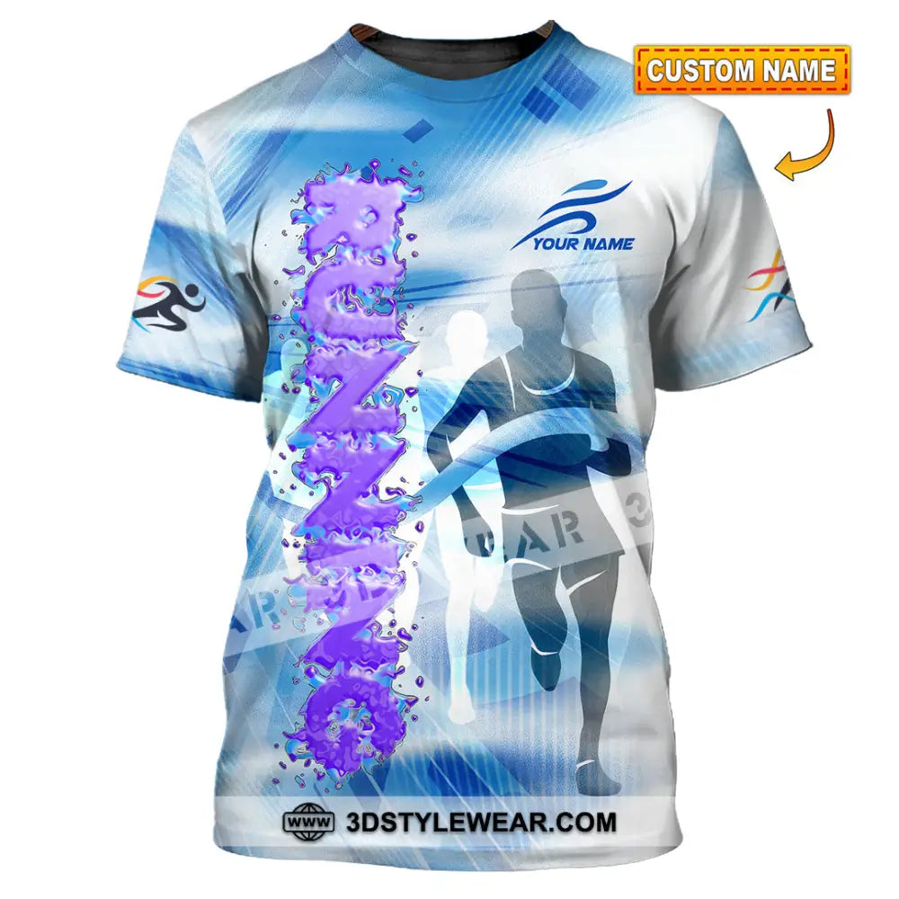 Unisex Shirt - Custom Running 3D Shirt - T-shirt