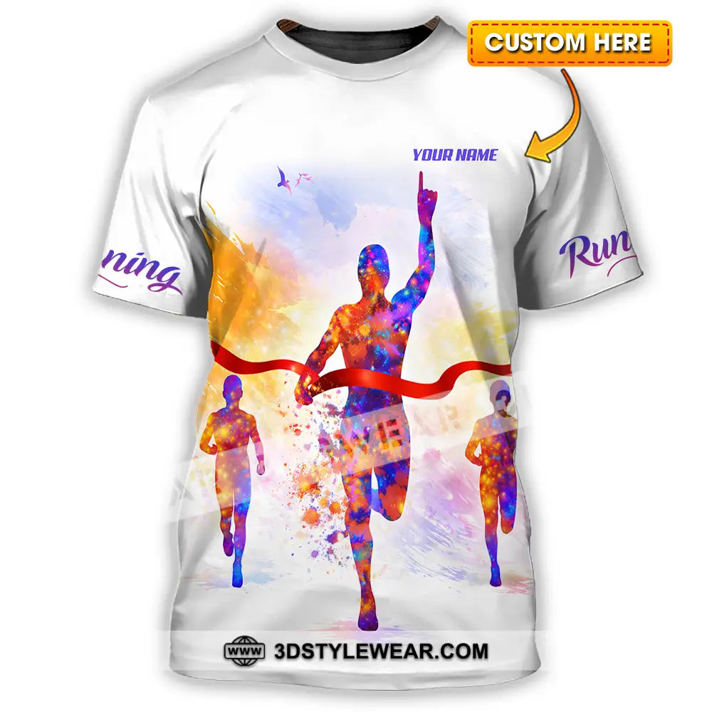 Unisex Shirt - Custom Running 3D Shirt - T-shirt