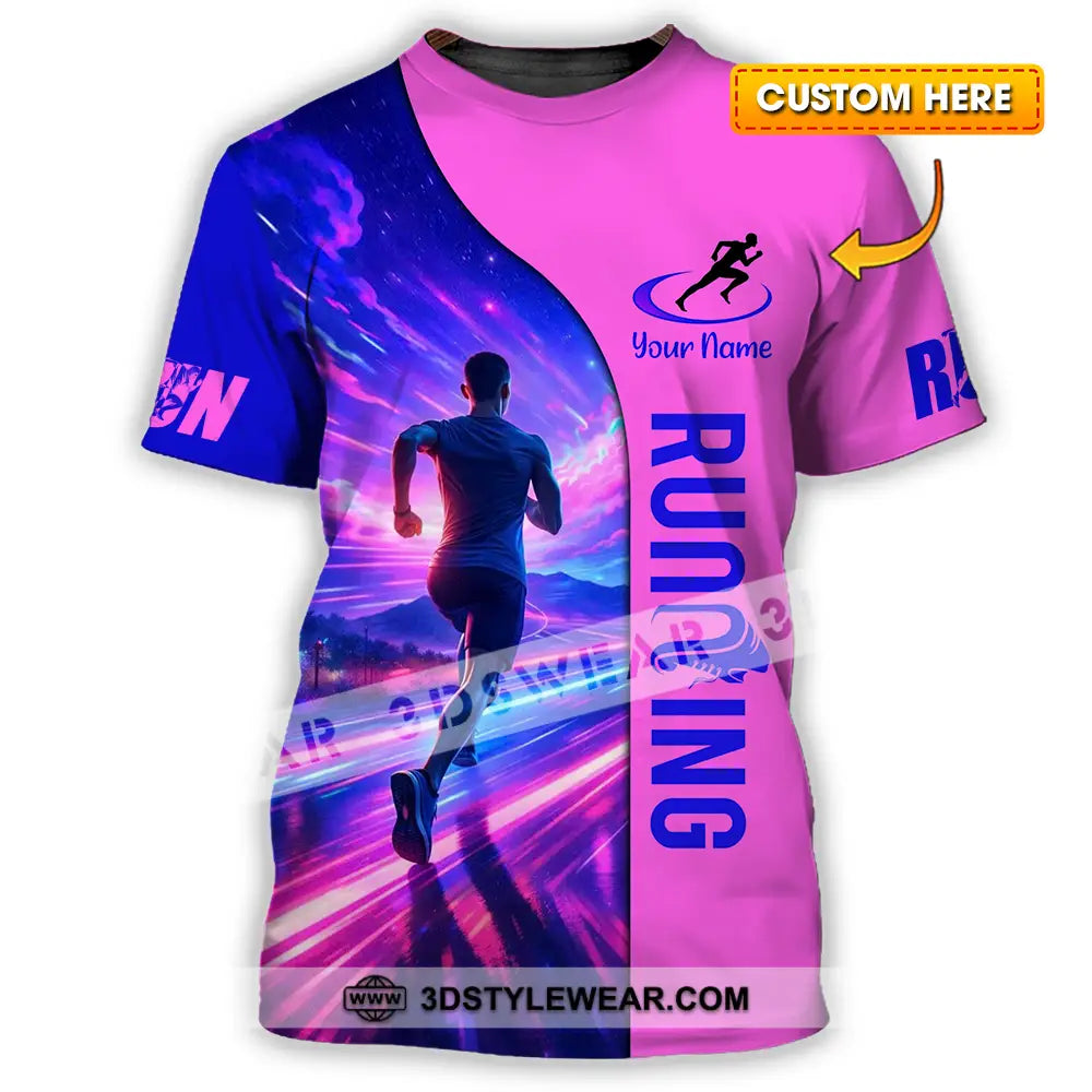 Unisex Shirt - Custom Running 3D Shirt - T-shirt