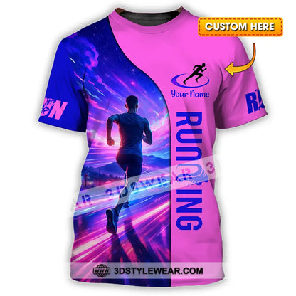 Unisex Shirt - Custom Running 3D Shirt - T-shirt