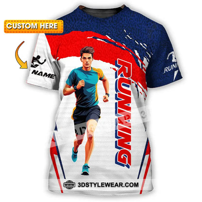 Unisex Shirt - Custom Running 3D Shirt - T-shirt