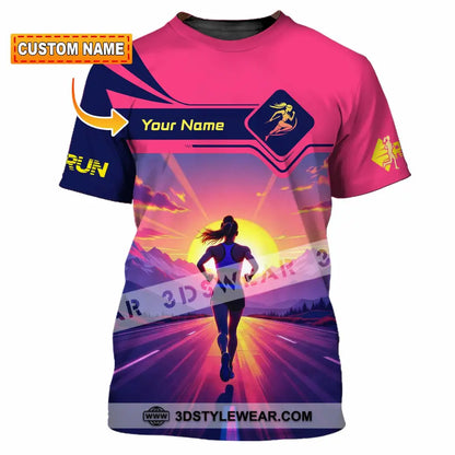 Unisex Shirt - Custom Running 3D Shirt - T-shirt