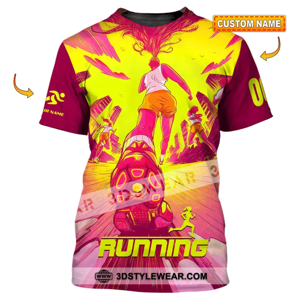 Unisex Shirt - Custom Running 3D Shirt - T-shirt