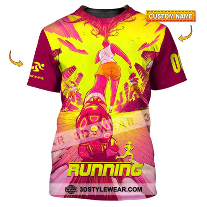 Unisex Shirt - Custom Running 3D Shirt - T-shirt