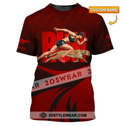 Unisex Shirt - Custom Running 3D Shirt - T-shirt