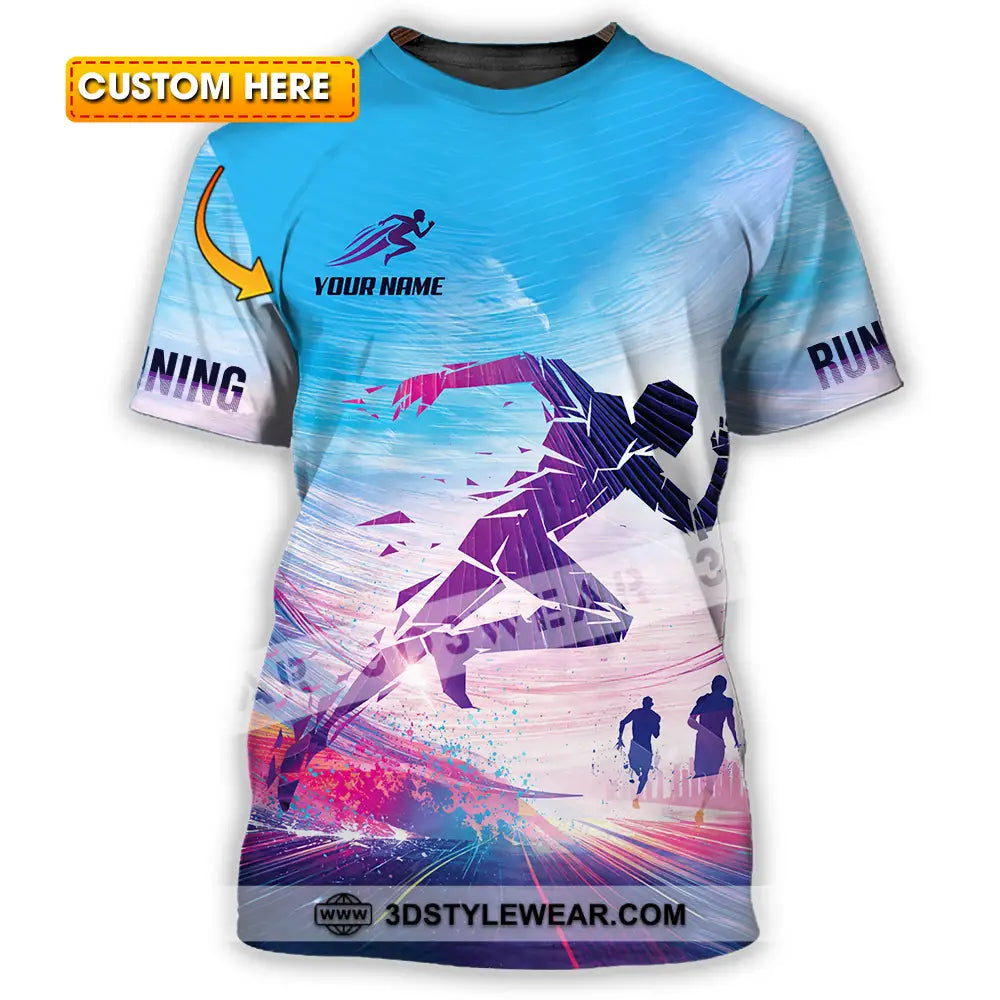 Unisex Shirt - Custom Running 3D Shirt - T-shirt