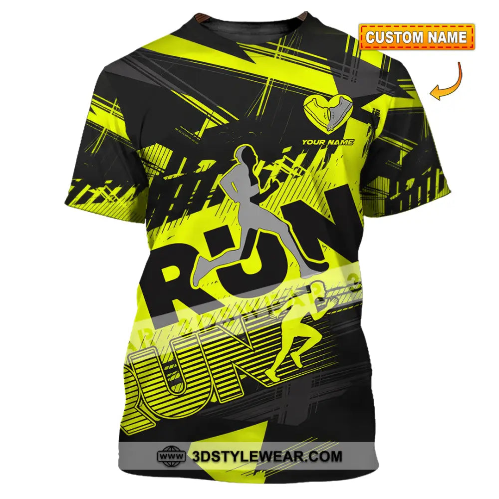 Unisex Shirt - Custom Running 3D Shirt - T-shirt