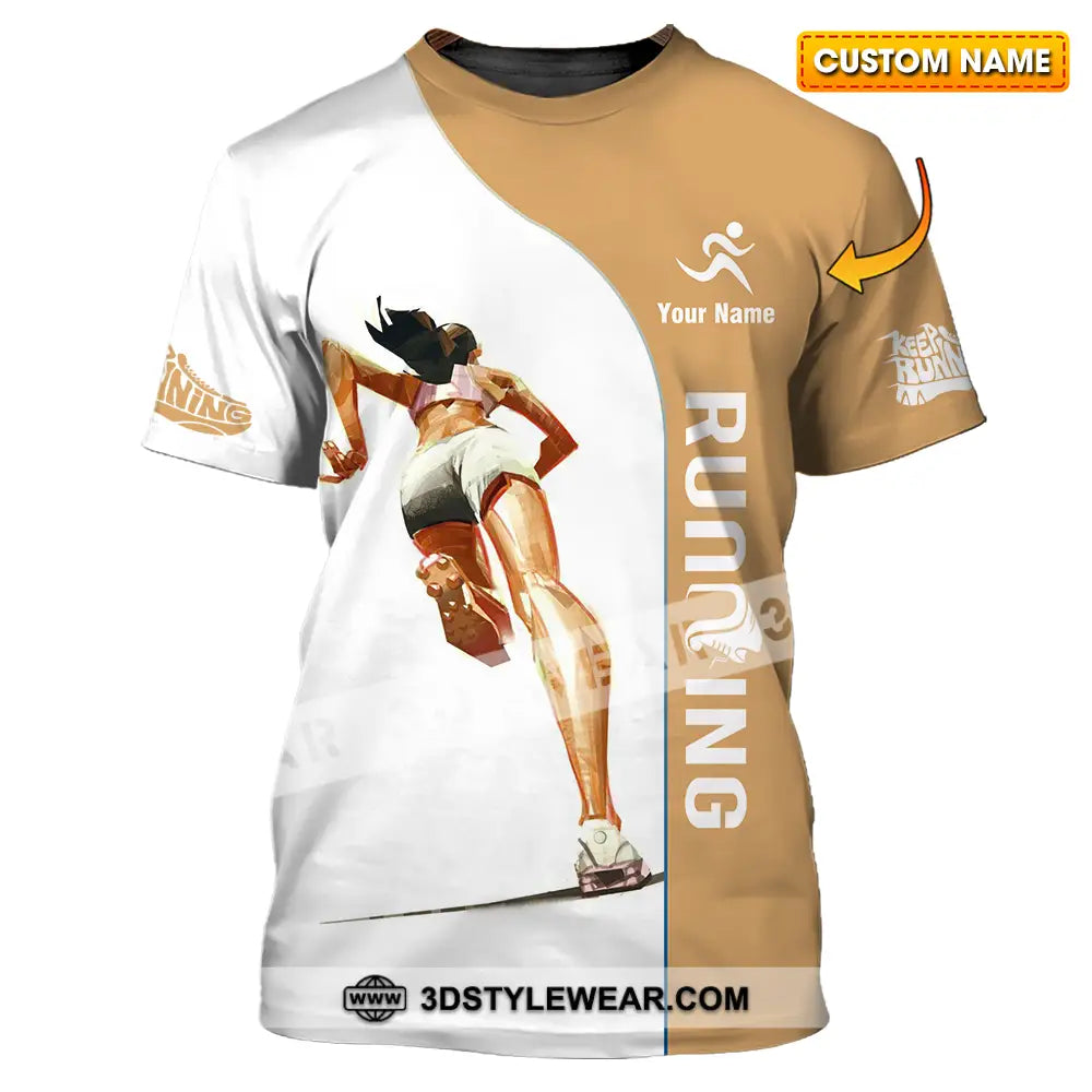 Unisex Shirt - Custom Running 3D Shirt - T-shirt