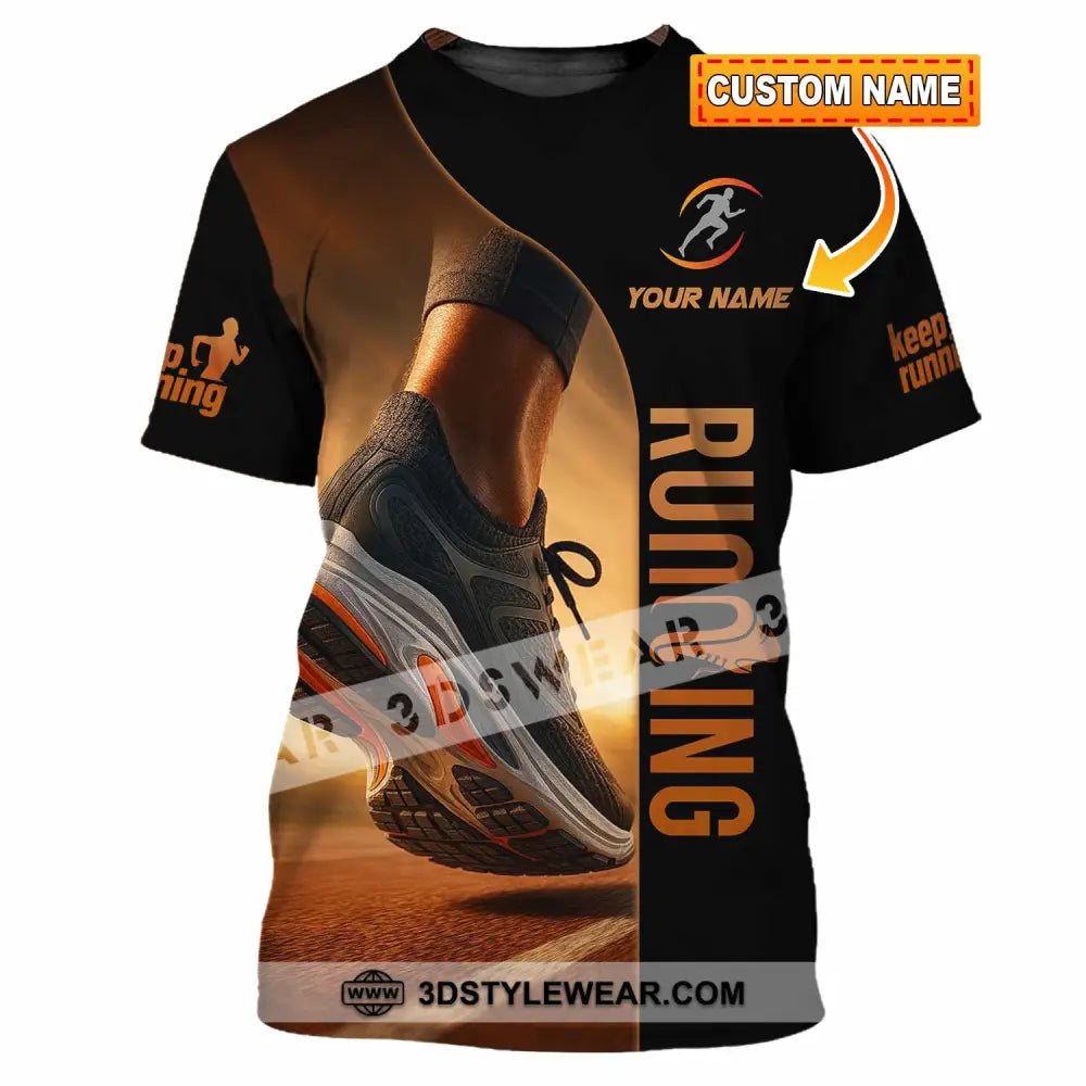 Unisex Shirt - Custom Running 3D Shirt - T-shirt