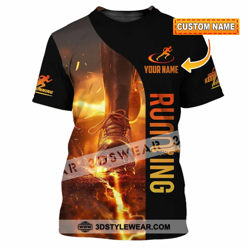 Unisex Shirt - Custom Running 3D Shirt - T-shirt