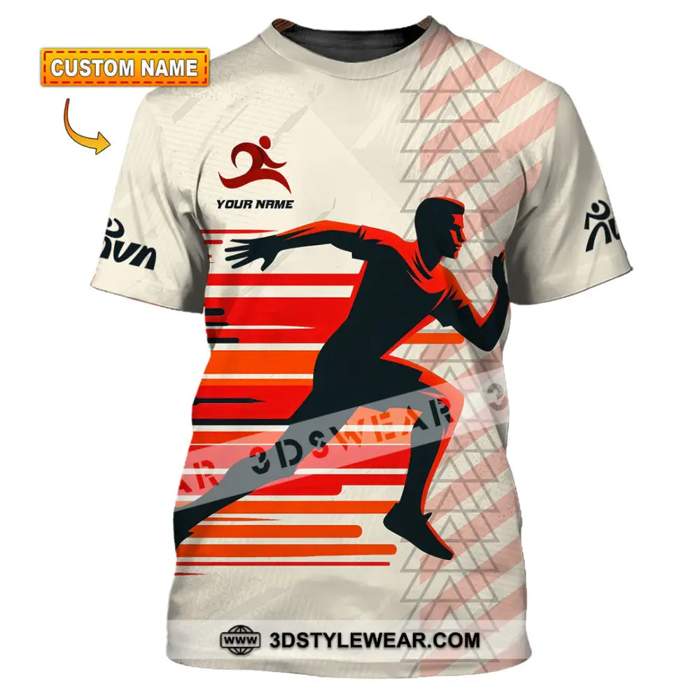 Unisex Shirt - Custom Running 3D Shirt - T-shirt