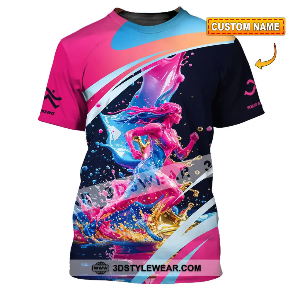 Unisex Shirt - Custom Running 3D Shirt - T-shirt