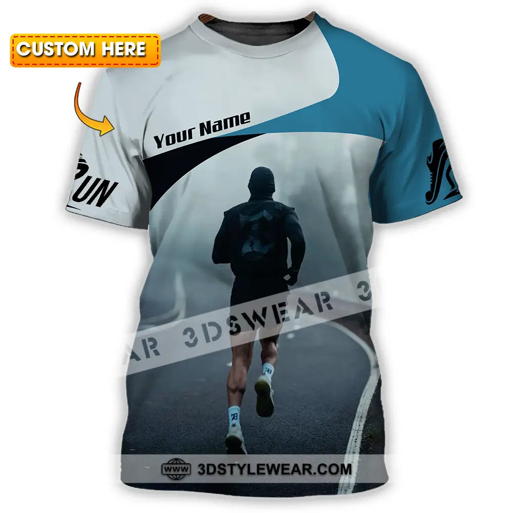 Unisex Shirt - Custom Running 3D Shirt - T-shirt