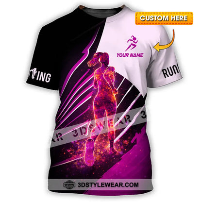 Unisex Shirt - Custom Running 3D Shirt - T-shirt