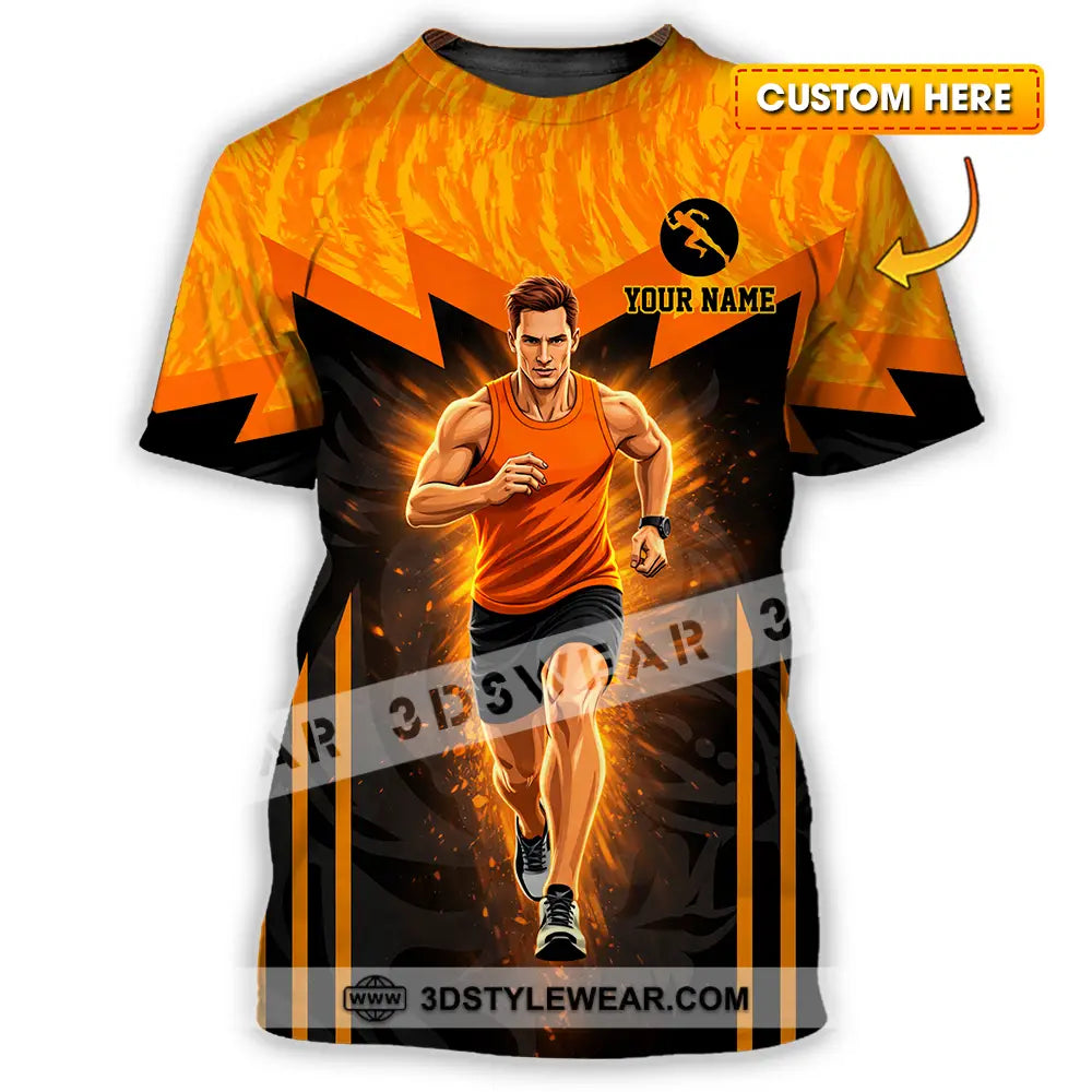 Unisex Shirt - Custom Running 3D Shirt - T-shirt