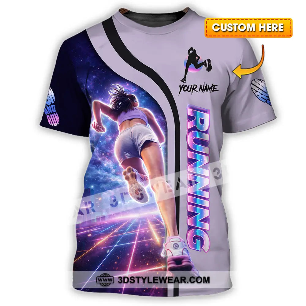 Unisex Shirt - Custom Running 3D Shirt - T-shirt