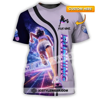 Unisex Shirt - Custom Running 3D Shirt - T-shirt