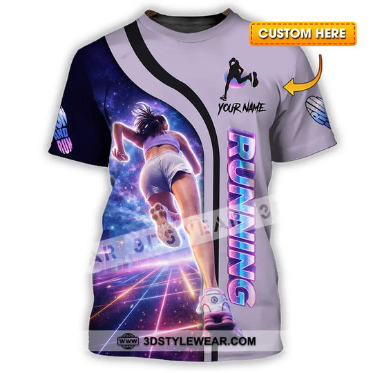 Unisex Shirt - Custom Running 3D Shirt style option 1