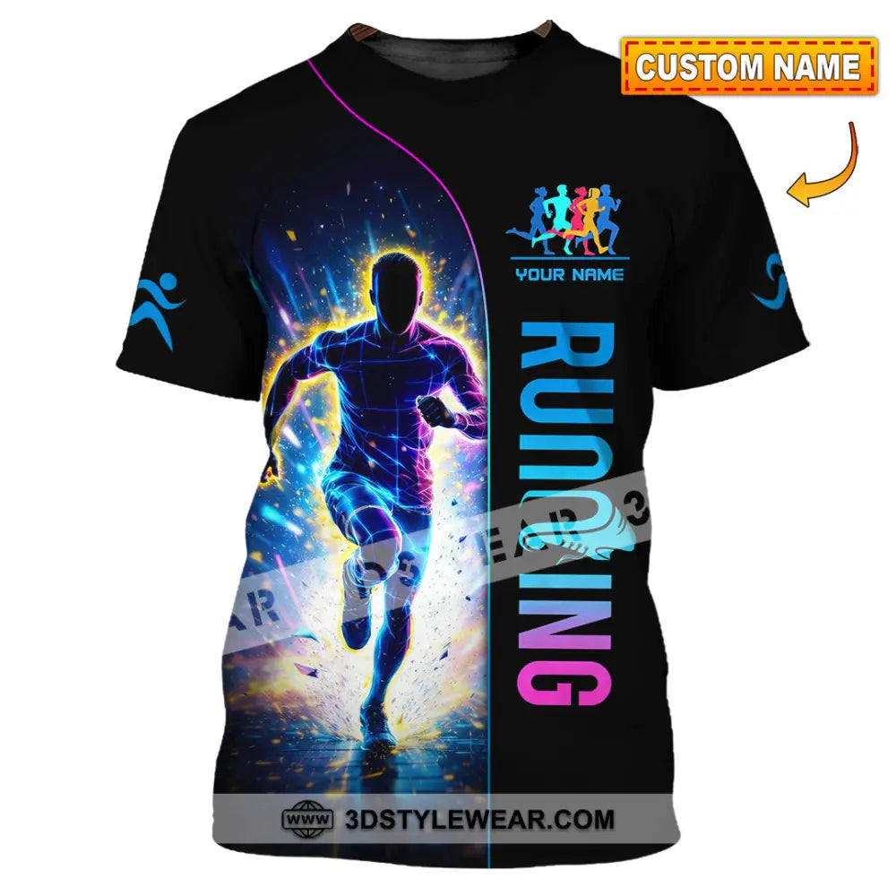 Unisex Shirt - Custom Running 3D Shirt - T-shirt
