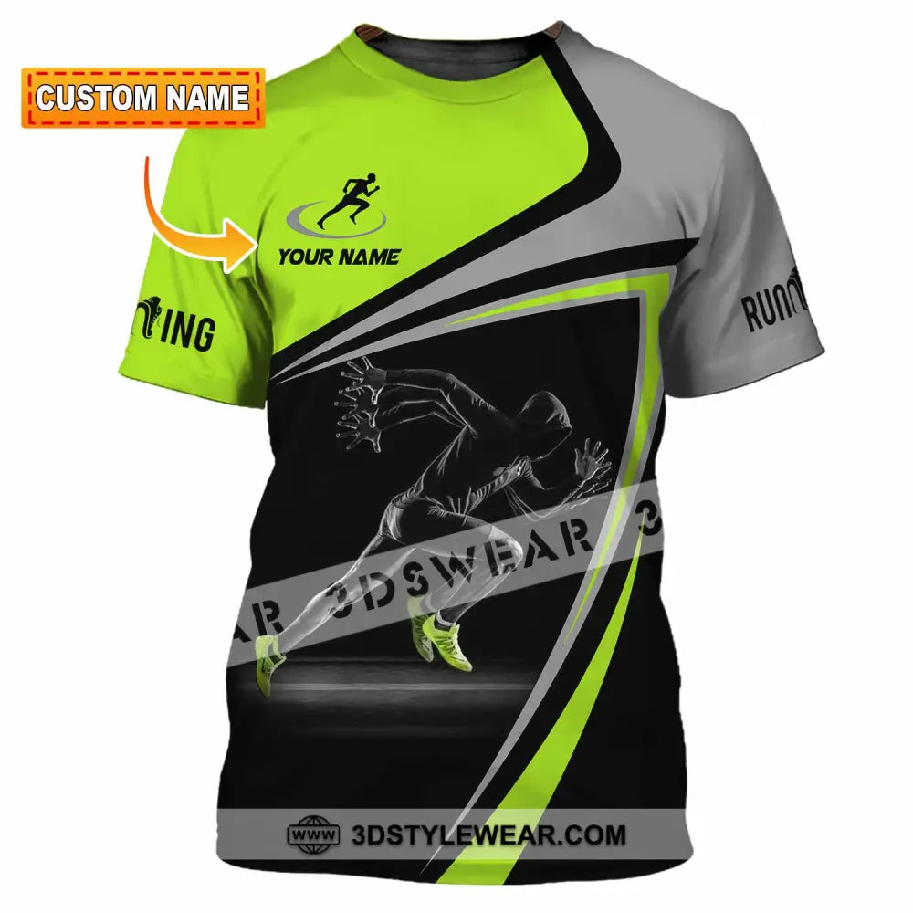 Unisex Shirt - Custom Running 3D Shirt - T-shirt