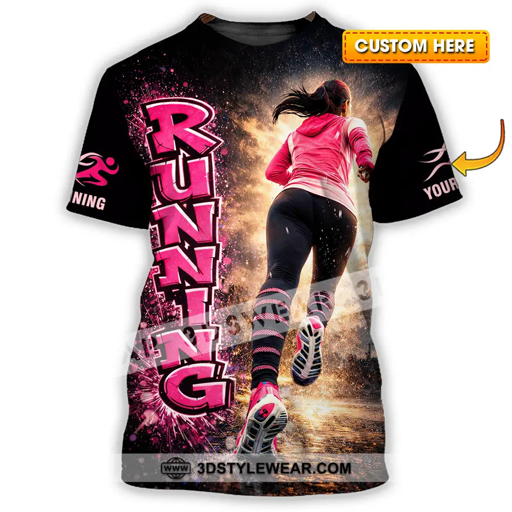 Unisex Shirt - Custom Running 3D Shirt - T-shirt
