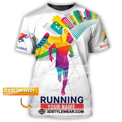 Unisex Shirt - Custom Running 3D Shirt - T-shirt