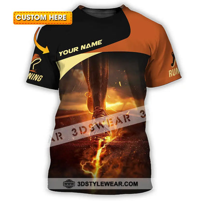 Unisex Shirt - Custom Running 3D Shirt - T-shirt