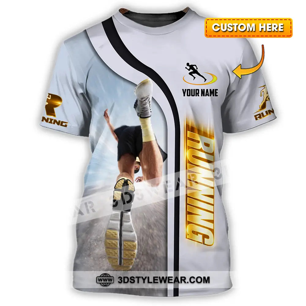 Unisex Shirt - Custom Running 3D Shirt - T-shirt