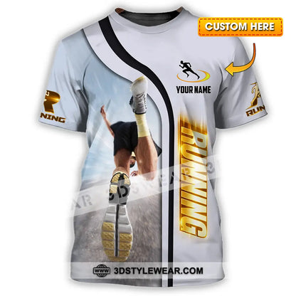 Unisex Shirt - Custom Running 3D Shirt - T-shirt
