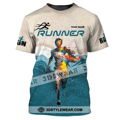 Unisex Shirt - Custom Running 3D Shirt - T-Shirt / S - T-shirt