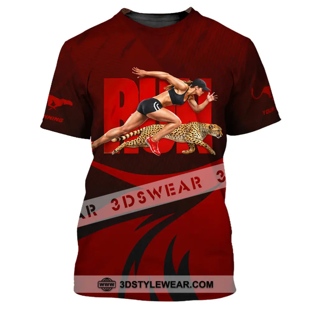 Unisex Shirt - Custom Running 3D Shirt - T-Shirt / S - T-shirt