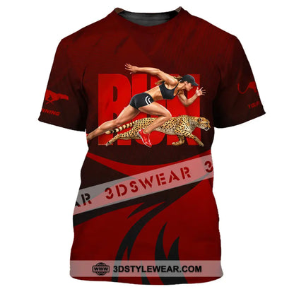 Unisex Shirt - Custom Running 3D Shirt - T-Shirt / S - T-shirt