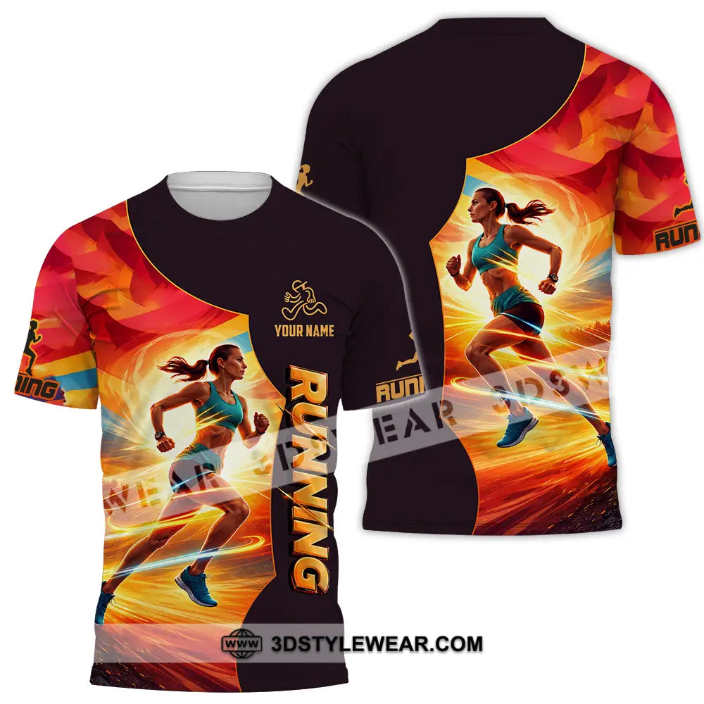 Unisex Shirt - Custom Running 3D Shirt - T-Shirt / S - T-shirt