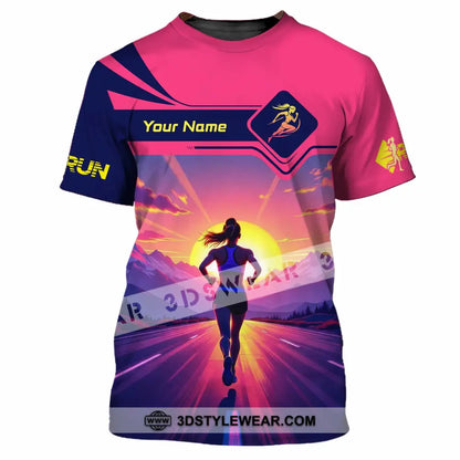 Unisex Shirt - Custom Running 3D Shirt - T-Shirt / S - T-shirt