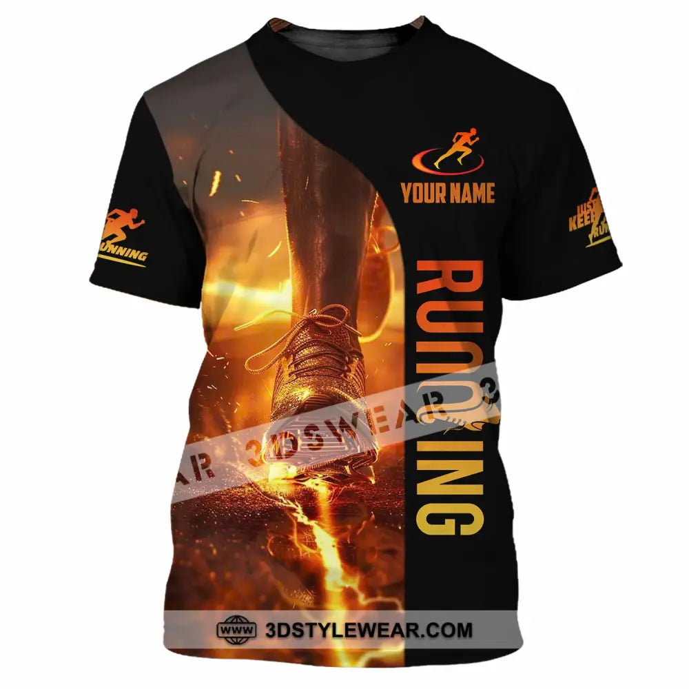 Unisex Shirt - Custom Running 3D Shirt - T-Shirt / S - T-shirt