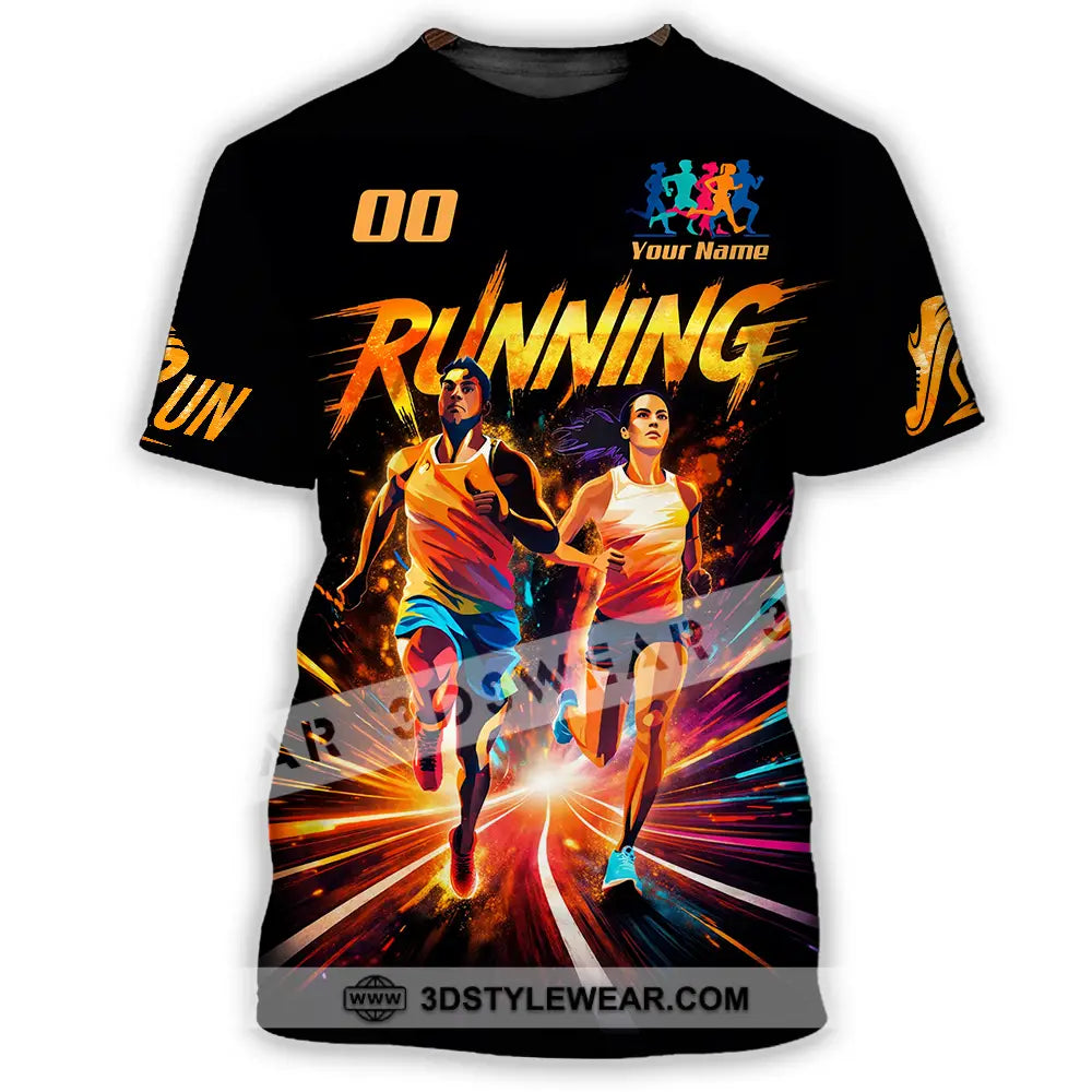 Unisex Shirt - Custom Running 3D Shirt - T-Shirt / S - T-shirt