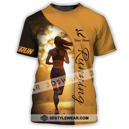 Unisex Shirt - Custom Running 3D Shirt - T-Shirt / S - T-shirt