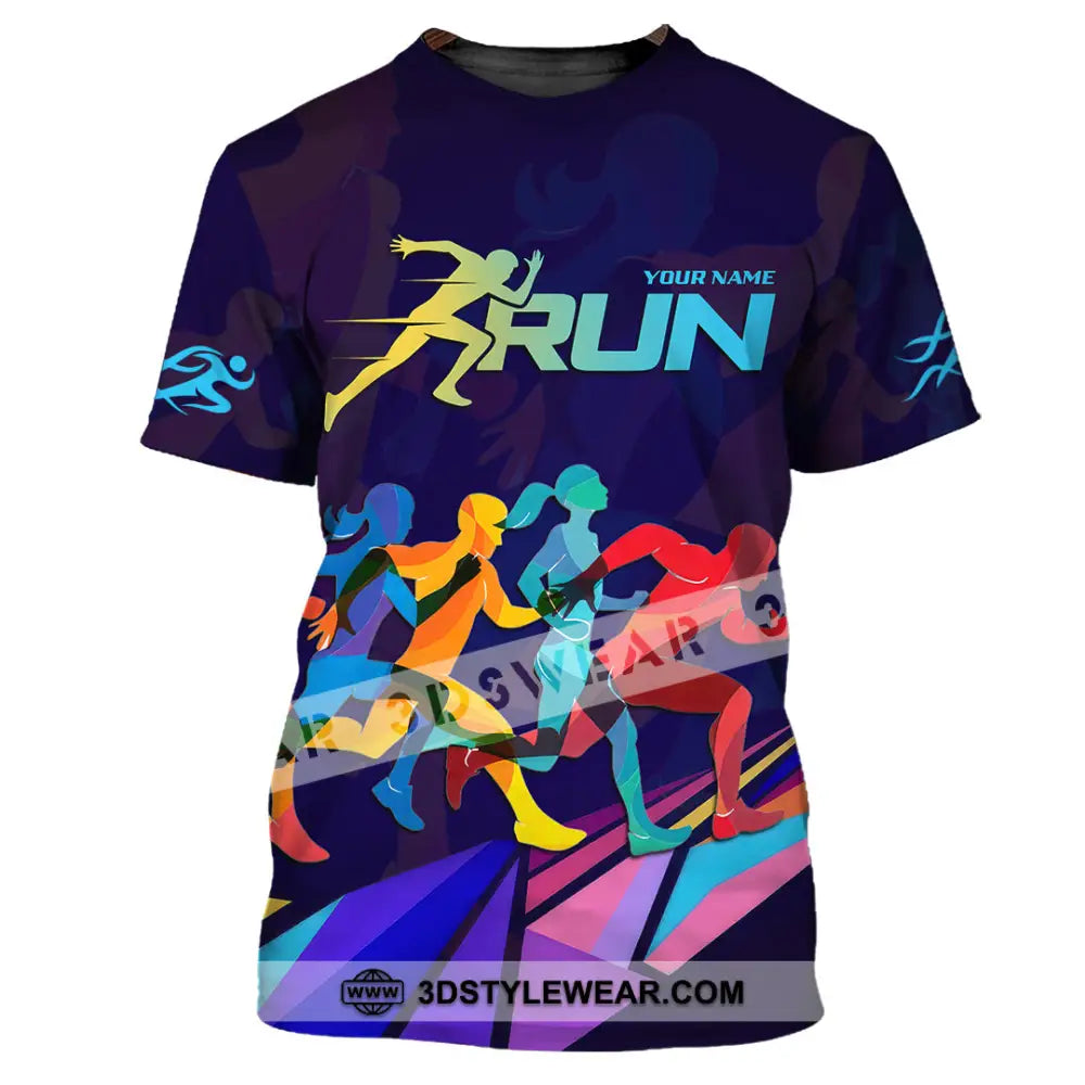 Unisex Shirt - Custom Running 3D Shirt - T-Shirt / S - T-shirt
