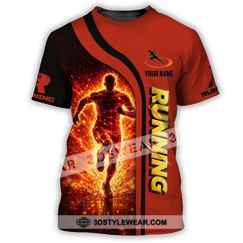 Unisex Shirt - Custom Running 3D Shirt - T-Shirt / S - T-shirt