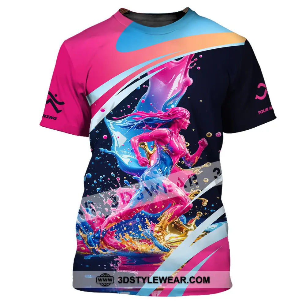 Unisex Shirt - Custom Running 3D Shirt - T-Shirt / S - T-shirt