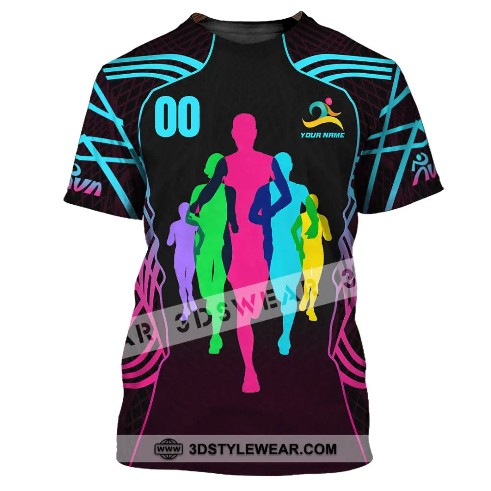 Unisex Shirt - Custom Running 3D Shirt - T-Shirt / S - T-shirt