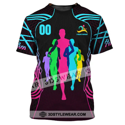 Unisex Shirt - Custom Running 3D Shirt - T-Shirt / S - T-shirt