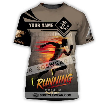 Unisex Shirt - Custom Running 3D Shirt - T-Shirt / S - T-shirt
