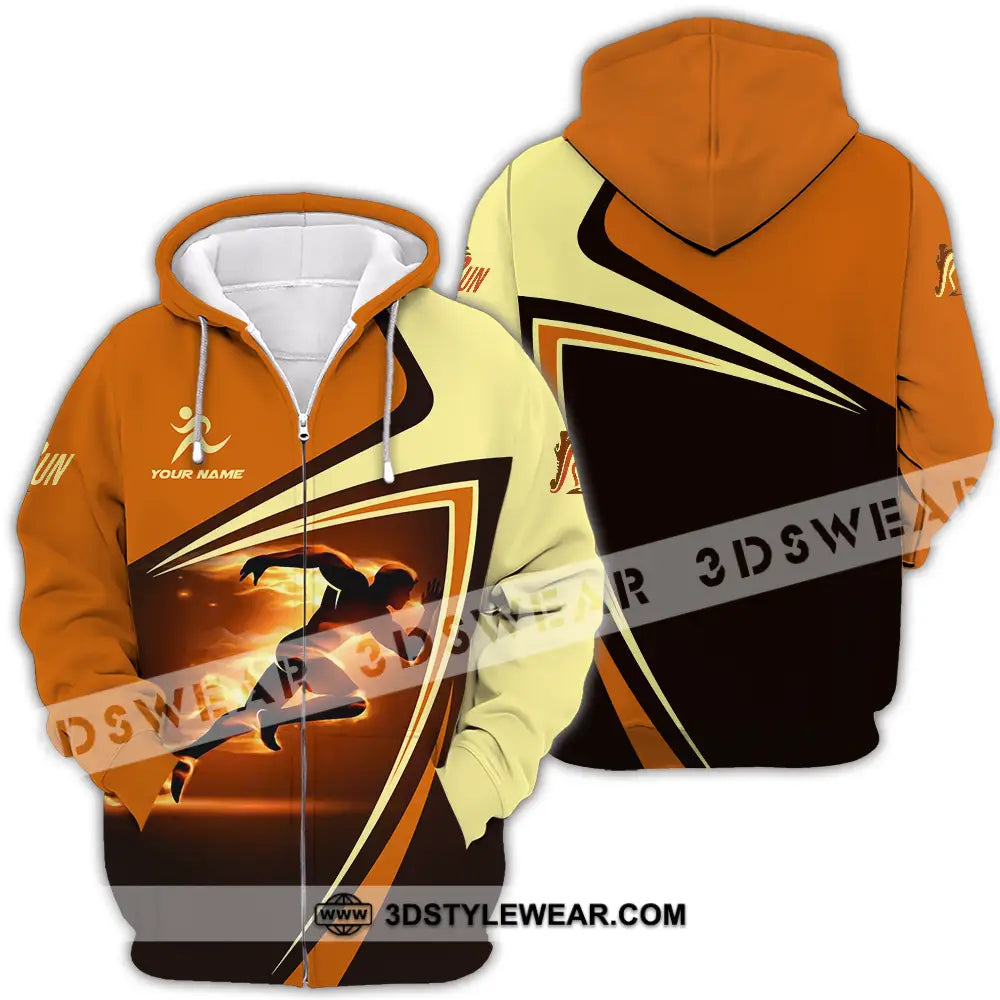 Unisex Shirt - Custom Running 3D Shirt - Zipper Hoodie / S - T-shirt