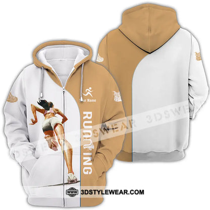 Unisex Shirt - Custom Running 3D Shirt - Zipper Hoodie / S - T-shirt